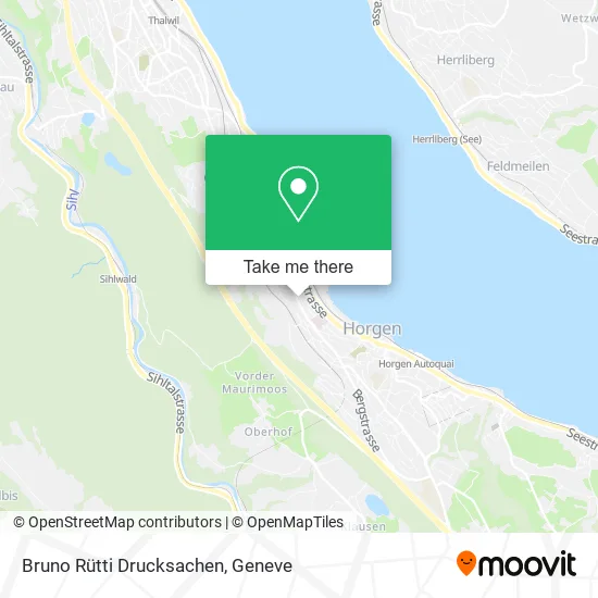 Bruno Rütti Drucksachen map