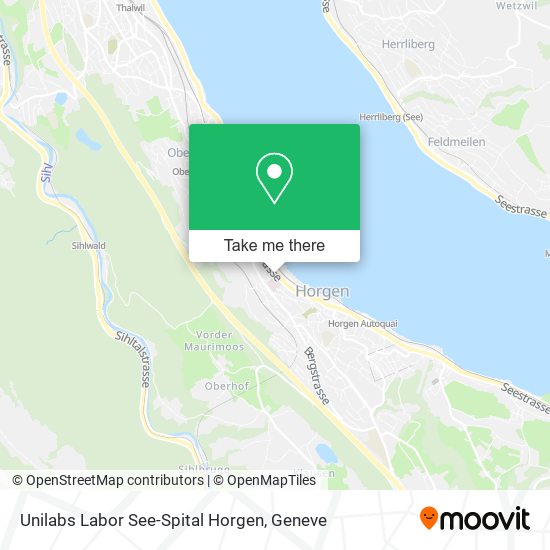 Unilabs Labor See-Spital Horgen map