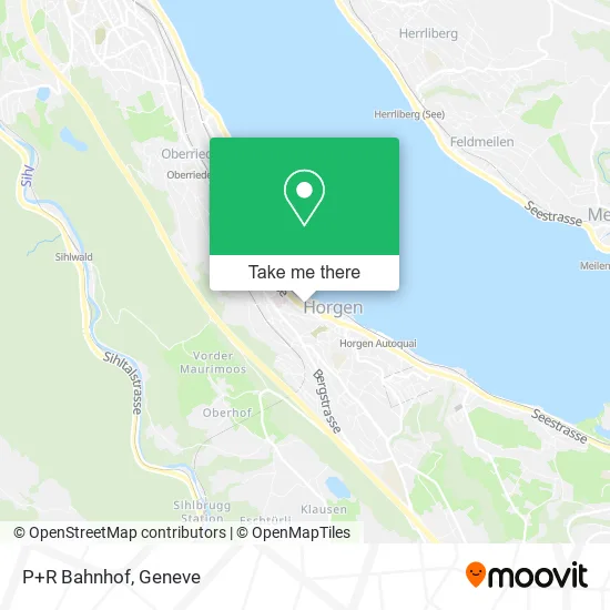 P+R Bahnhof map