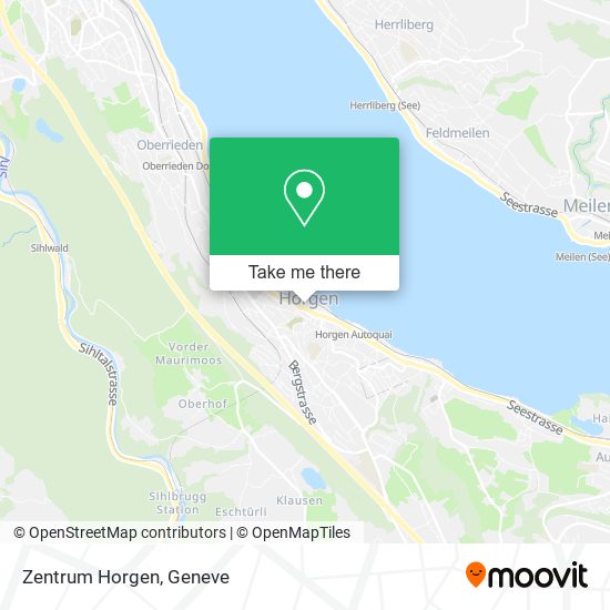 Zentrum Horgen map