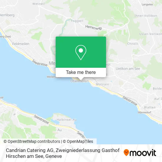 Candrian Catering AG, Zweigniederlassung Gasthof Hirschen am See map