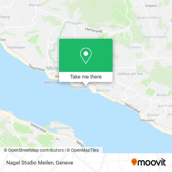Nagel Studio Meilen map