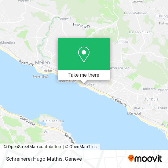 Schreinerei Hugo Mathis map