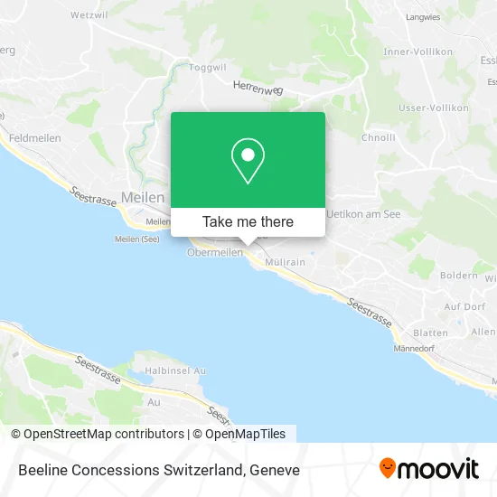 Beeline Concessions Switzerland map