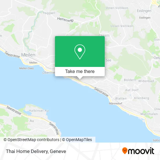 Thai Home Delivery map