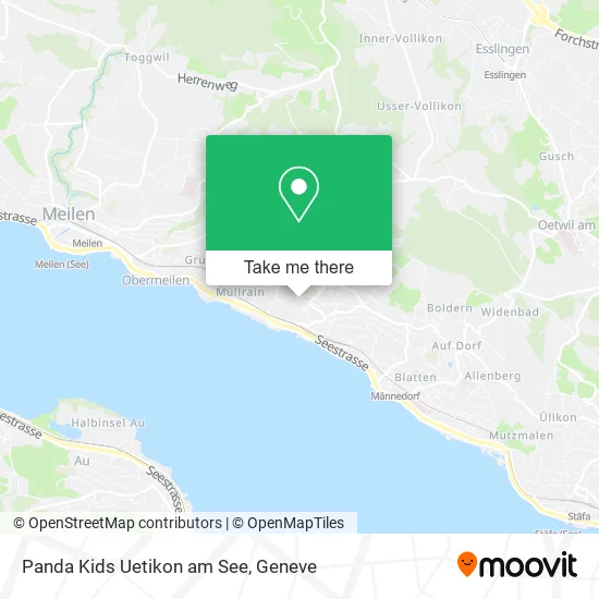Panda Kids Uetikon am See map