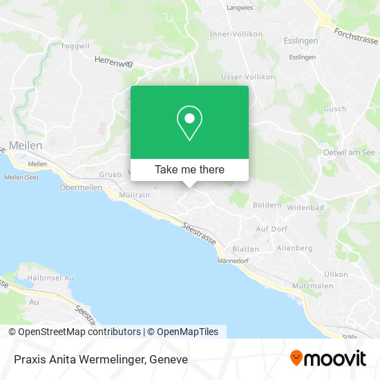 Praxis Anita Wermelinger map