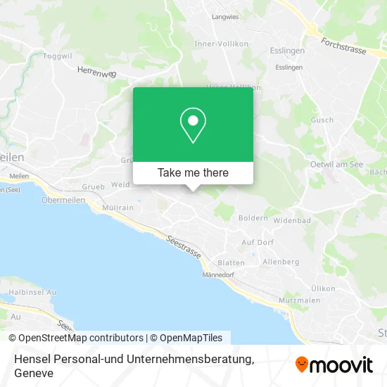 Hensel Personal-und Unternehmensberatung map