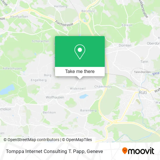 Tomppa Internet Consulting T. Papp map