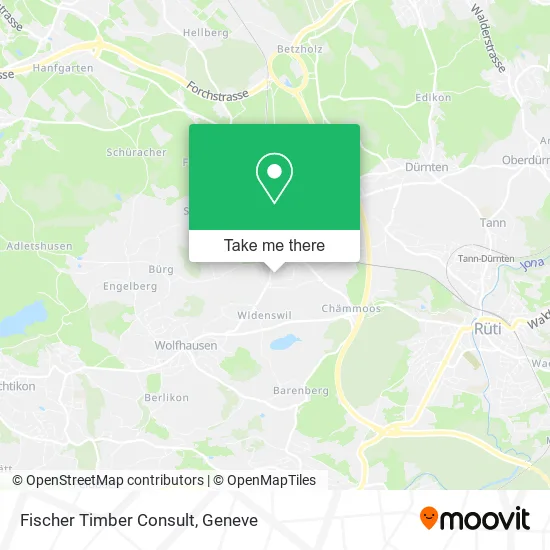Fischer Timber Consult map