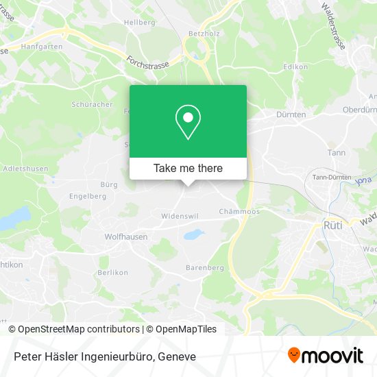 Peter Häsler Ingenieurbüro map