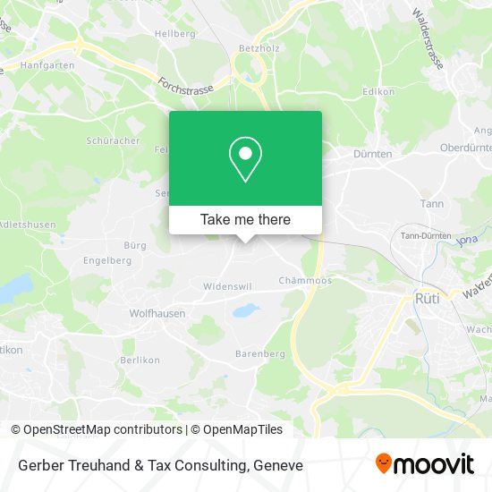 Gerber Treuhand & Tax Consulting map