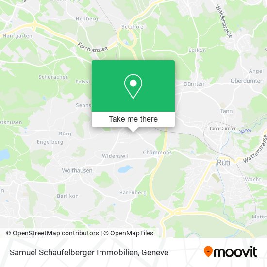 Samuel Schaufelberger Immobilien map