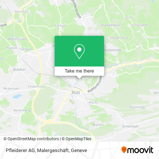 Pfleiderer AG, Malergeschäft map