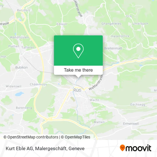 Kurt Eble AG, Malergeschäft map