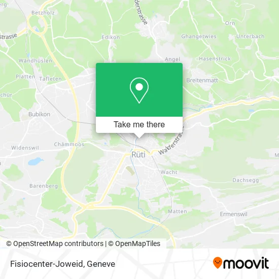 Fisiocenter-Joweid map