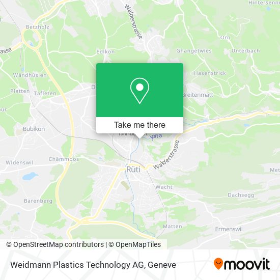 Weidmann Plastics Technology AG map