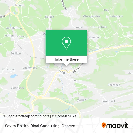 Sevim Bakirci Rissi Consulting map