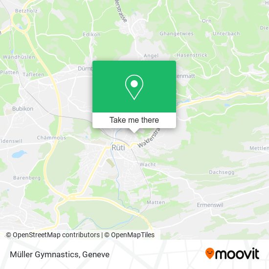 Müller Gymnastics map