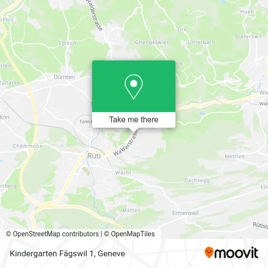 Kindergarten Fägswil 1 map