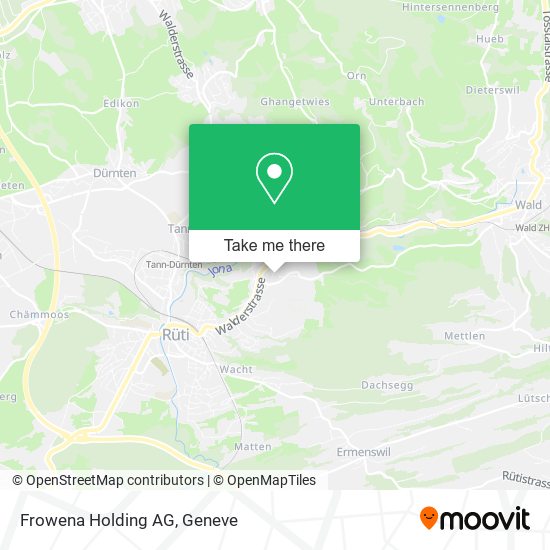 Frowena Holding AG map