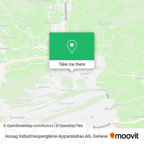 Assag Industriespenglerei-Apparatebau AG map