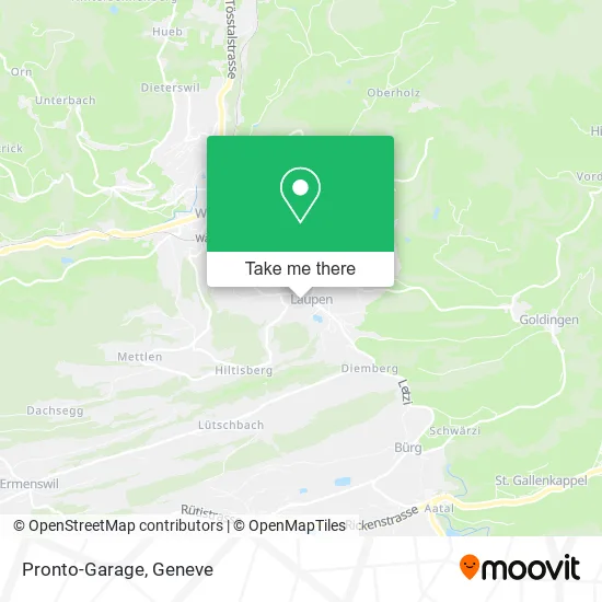Pronto-Garage map