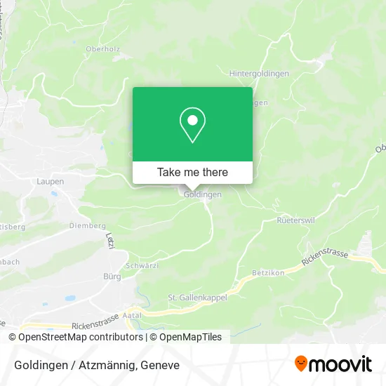 Goldingen / Atzmännig map