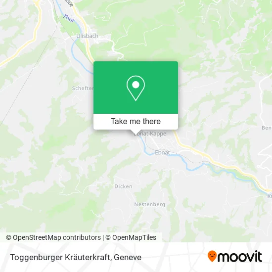 Toggenburger Kräuterkraft map