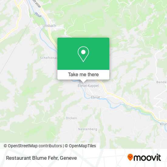 Restaurant Blume Fehr map