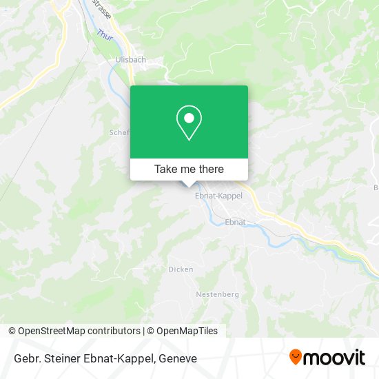 Gebr. Steiner Ebnat-Kappel map