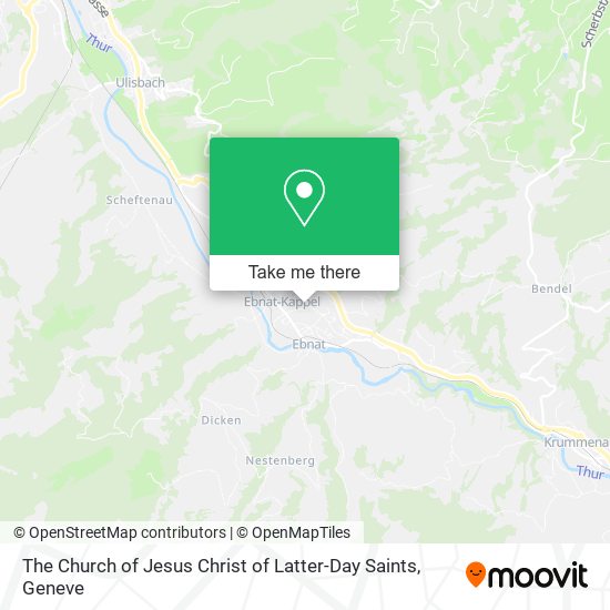 The Church of Jesus Christ of Latter-Day Saints map