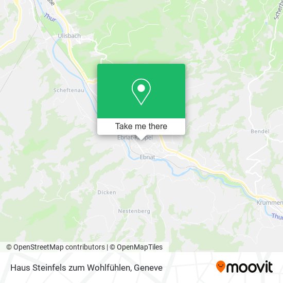 Haus Steinfels zum Wohlfühlen map