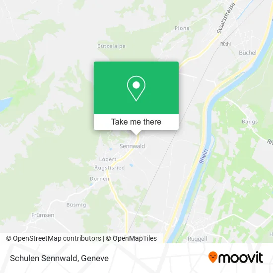 Schulen Sennwald map