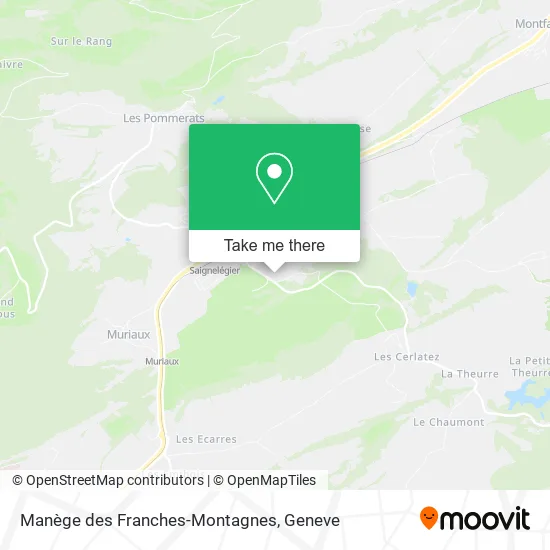 Manège des Franches-Montagnes map