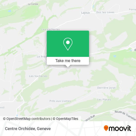 Centre Orchidée map
