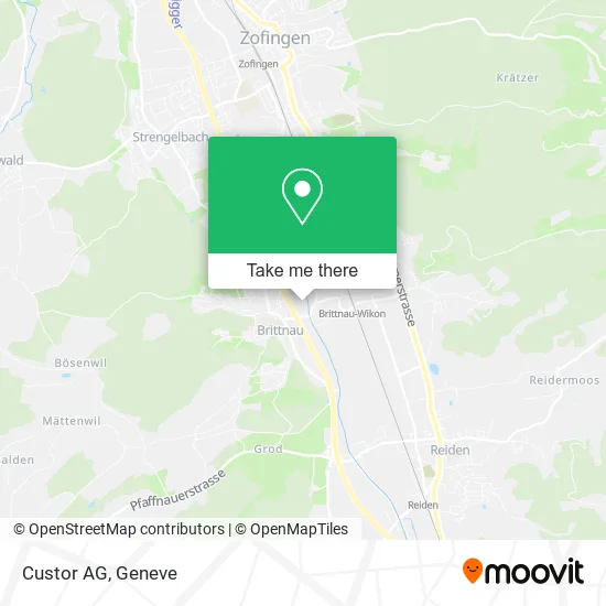Custor AG map
