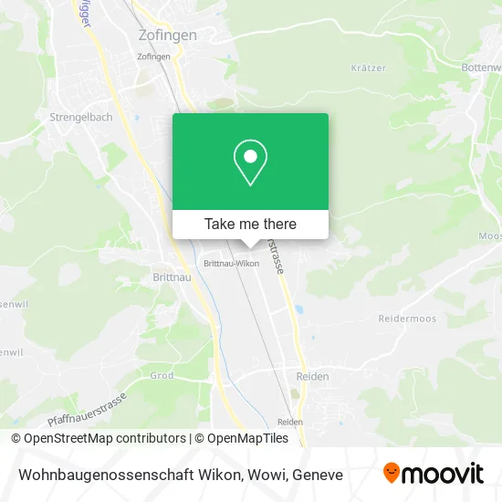 Wohnbaugenossenschaft Wikon, Wowi map