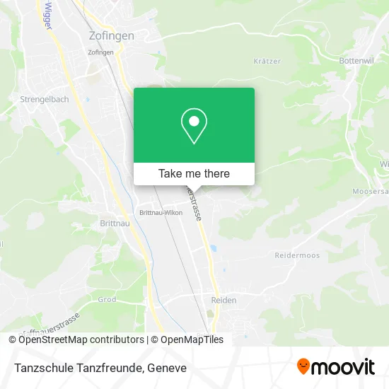 Tanzschule Tanzfreunde map