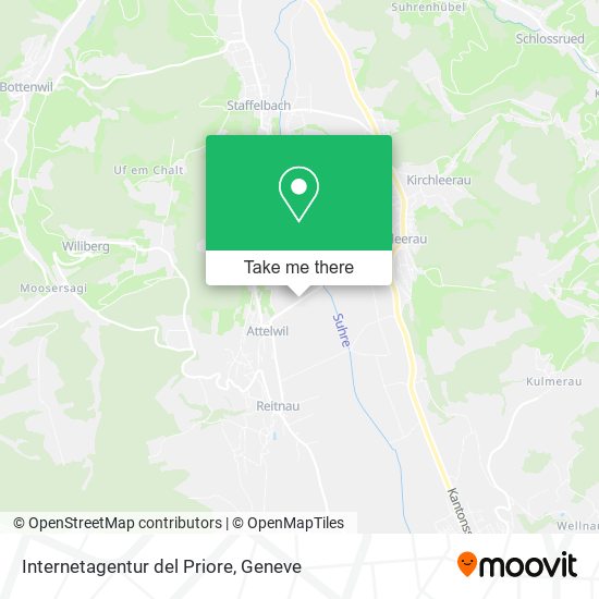 Internetagentur del Priore map