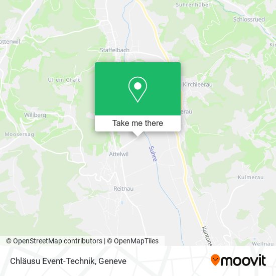 Chläusu Event-Technik map