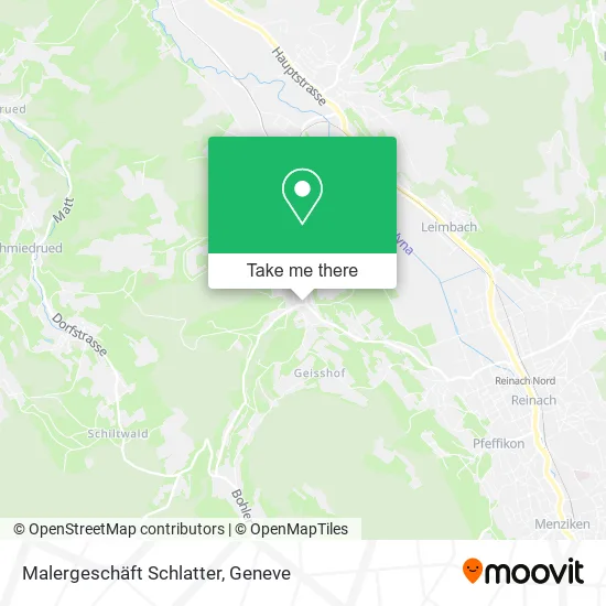 Malergeschäft Schlatter map