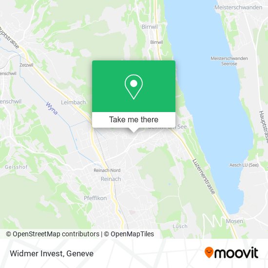 Widmer Invest map
