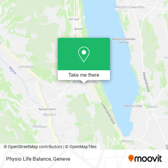 Physio Life Balance map