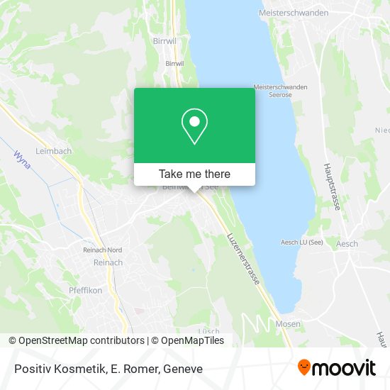 Positiv Kosmetik, E. Romer map
