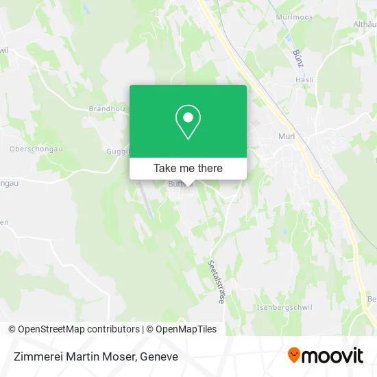 Zimmerei Martin Moser map