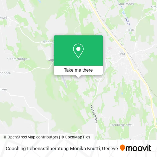 Coaching Lebensstilberatung Monika Knutti map
