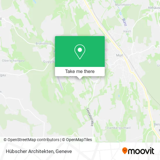 Hübscher Architekten map