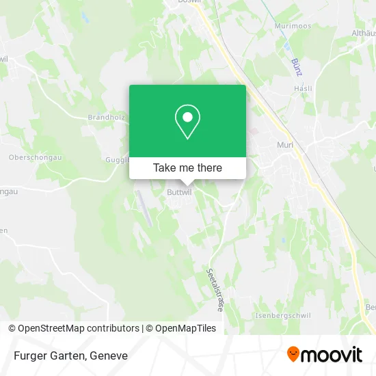 Furger Garten map
