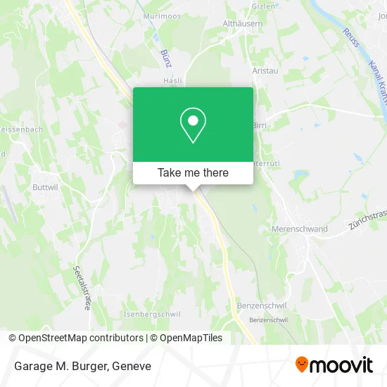 Garage M. Burger map